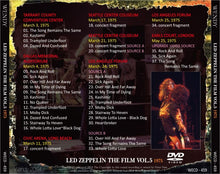 Load image into Gallery viewer, LED ZEPPELIN /THE FILM VOL.5 1975 (1DVD)
