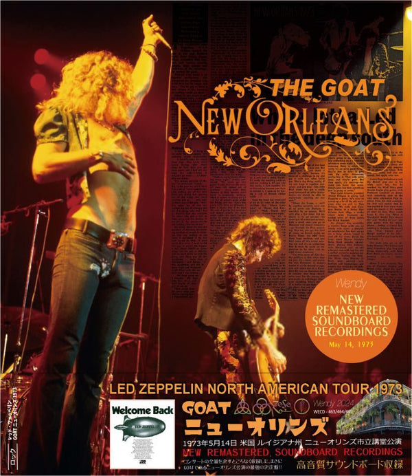 爆買いしたい THE 1973 / ZEPPELIN LED GOAT (3CD) ORLEANS NEW 洋楽