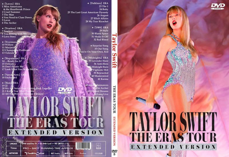 Taylor Swift / THE ERAS TOUR EXTENDED VERSION (1DVDR)