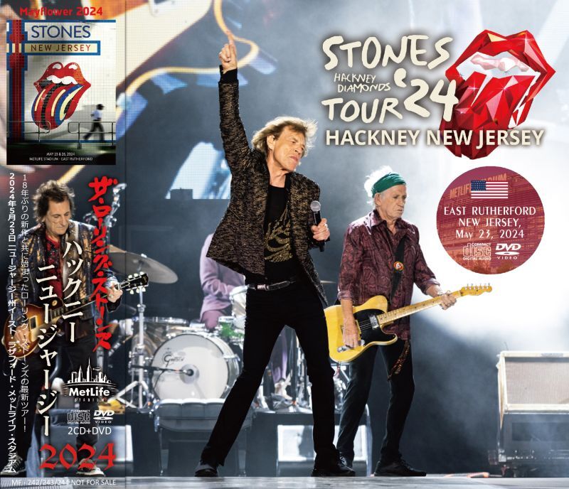 THE ROLLING STONES / 2024 HACKNEY NEW JERSEY (2CD+1DVD)