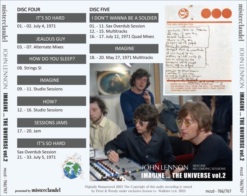 JOHN LENNON / IMAGINE  THE UNIVERSE VOL.2 (5CD) – Music