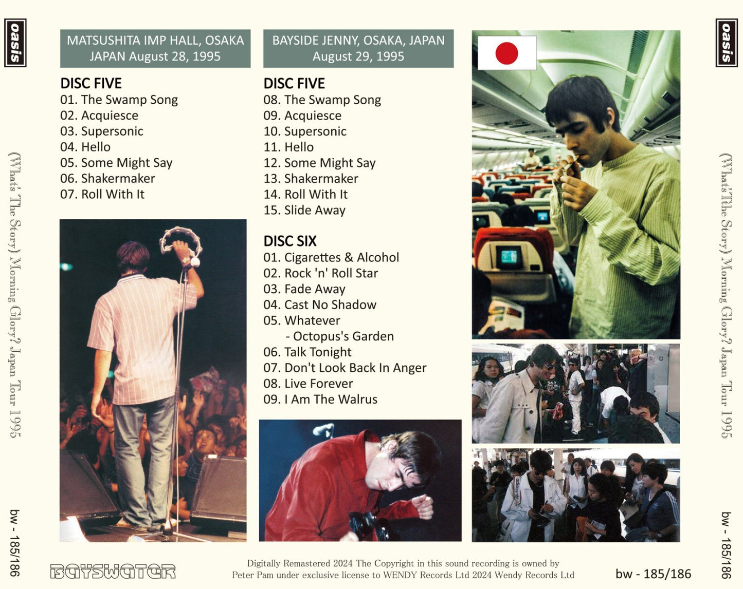 OASIS / 1995 (WHAT'S THE STORY) MORNING GLORY? JAPAN TOUR (6CD+TOUR PROGRAM)