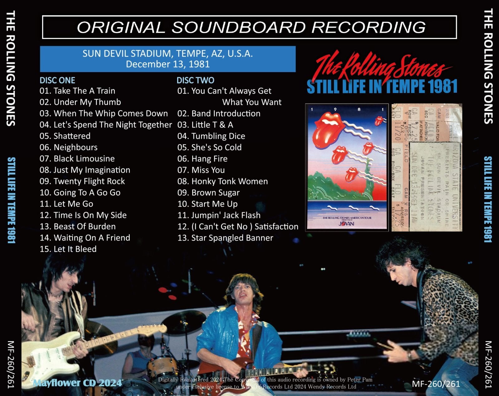 THE ROLLING STONES / 1981 STILL LIFE IN TEMPE (2CD) – Music Lover Japan