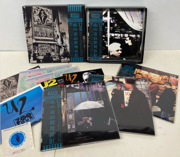 U2 / BLUE TAHITI BOX Ame No Shinjuku Kabukicyo Empress Valley 4CD Cyber City Tokyo