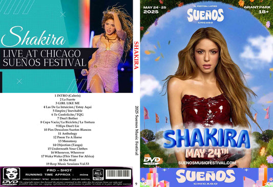 Shakira / 2025 Suenos Music Festival (1DVD)