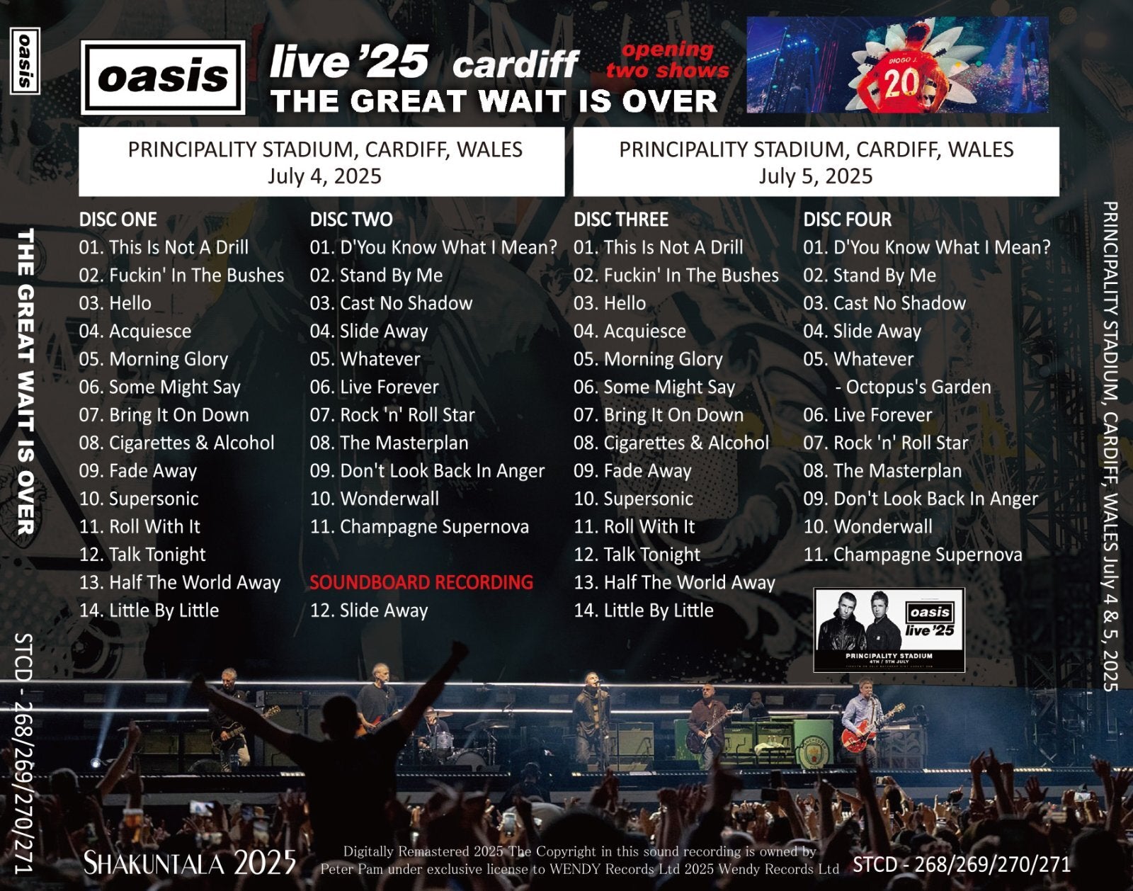 ポップス+ロック(洋楽) OASIS /2025 THE GREAT WAIT IS OVER(4CD) OASIS / 2025 THE GREAT WAIT IS OVER (4CD) – Music Lover Japan