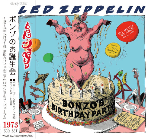 LED ZEPPELIN / 1973 BONZO'S BIRTHDAY PARTY remaster from flat transfer (5CD)
