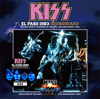 KISS / EL PASO 1983 SOUNDBOARD (2CD)