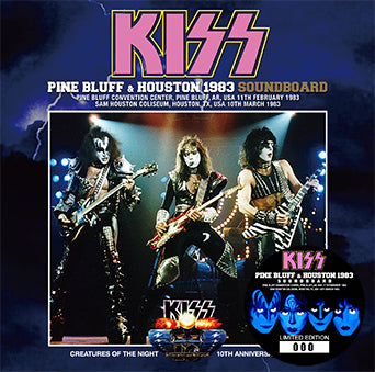 KISS / PINE BLUFF & HOUSTON 1983 SOUNDBOARD (2CD)