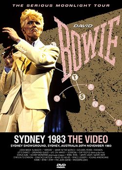 DAVID BOWIE / SYDNEY 1983 THE VIDEO PRO SHOT (1DVDR)