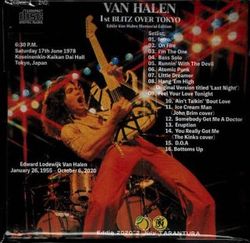 VAN HALEN / BLITZ OVER TOKYO 2nd EDITION [Mr. Peach] (1CD)