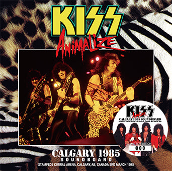 KISS / CALGARY 1985 SOUNDBOARD STEREO SOUNDBOARD (2CD)