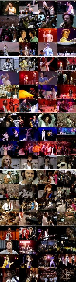 V.A.(MICK JAGGER , QUEEN , DAVID BOWIE, etc) / LIVE AID ONE MILLION SUBSCRIBERS EVENT Vol.2 PRO SHOT (5DVDR)