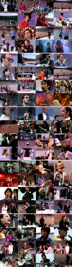 V.A.(U2, STING, JUDAS PRIEST , ETC.) / LIVE AID ONE MILLION SUBSCRIBERS EVENT Vol.1 PRO SHOT (5DVDR)　／　