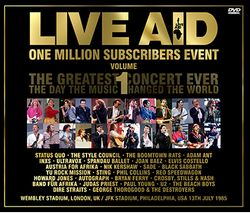 V.A.(U2, STING, JUDAS PRIEST , ETC.) / LIVE AID ONE MILLION SUBSCRIBERS EVENT Vol.1 PRO SHOT (5DVDR)　／　