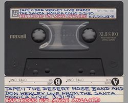 DON HENLEY / SANTA MONICA 1990 2ND NIGHT MIKE MILLARD MASTER TAPES (1CDR)