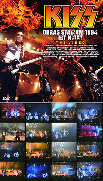 KISS / OBRAS STADIUM 1994 1ST NIGHT SOUNDBOARD (2CD+1DVDR)