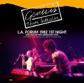 GENESIS / L.A. FORUM 1982 1ST NIGHT MIKE MILLARD 1ST GENERATION TAPES (2CDR)