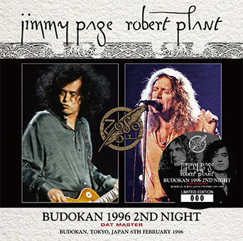 JIMMY PAGE & ROBERT PLANT / BUDOKAN 1996 2ND NIGHT DAT MASTER (2CD)
