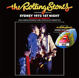 THE ROLLING STONES / SYDNEY 1973 1ST NIGHT RECORDER 2 UPGRADE STANDARD COLOUR COVER (1CD)