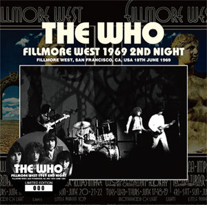 THE WHO / FILLMORE WEST 1969 2ND NIGHT (2CD)