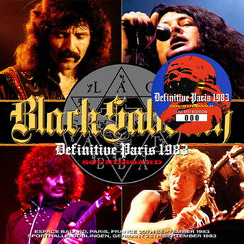 BLACK SABBATH / DEFINITIVE PARIS 1983 SOUNDBOARD (1CD)