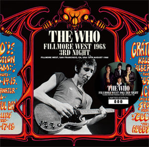 THE WHO / FILLMORE WEST 1968 3RD NIGHT (1CD)