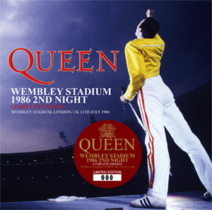 QUEEN / WEMBLEY STADIUM 1986 2ND NIGHT COMPLETE EDITION (2CD)