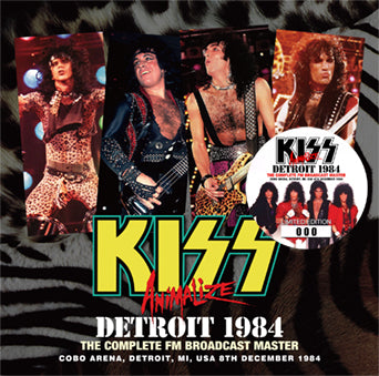 KISS / DETROIT 1984 THE COMPLETE FM BROADCAST MASTER (2CD+1DVDR)