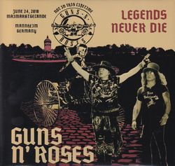GUNS N' ROSES / LEGENDS NEVER DIE Paper jacket (3CD)