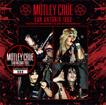 MOTLEY CRUE / SAN ANTONIO 1983 SOUNDBOARD (1CD+1DVDR)