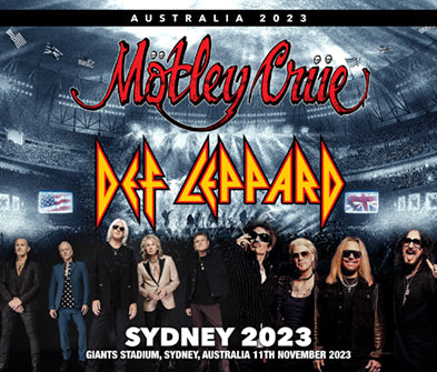 MOTLEY CRUE / DEF LEPPARD / SYDNEY 2023 (4CDR)