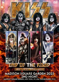 KISS / MADISON SQUARE GARDEN 2023 2ND NIGHT THE FINAL CONCERT (2DVDR)