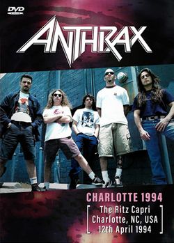 ANTHRAX / CHARLOTTE 1994 (1DVDR)