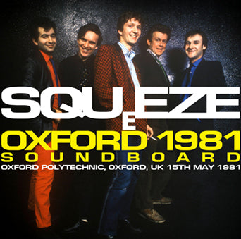 SQUEEZE / OXFORD 1981 SOUNDBOARD (1CDR)