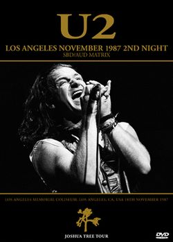 U2 / LOS ANGELES NOVEMBER 1987 2ND NIGHT SBD/AUD MATRIX (1DVDR)