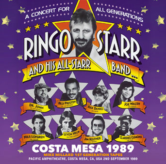 RINGO STARR & HIS ALL STARR BAND / COSTA MESA 1989 MIKE MILLARD 1ST GENERATION TAPES (2CDR)