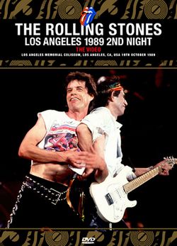 THE ROLLING STONES / LOS ANGELES 1989 2ND NIGHT THE VIDEO PRO SHOT (2DVDR)