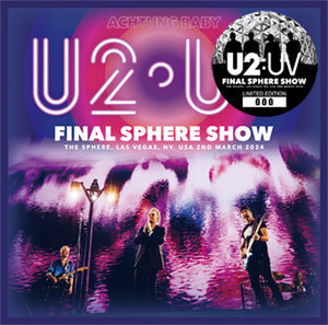 U2 / FINAL SPHERE SHOW STEREO SOUNDBOARD (2CD+1DVDR)