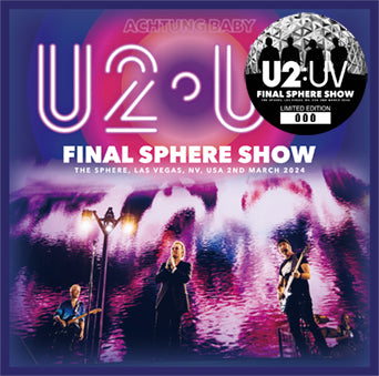 U2 / FINAL SPHERE SHOW STEREO SOUNDBOARD (2CD+1DVDR)