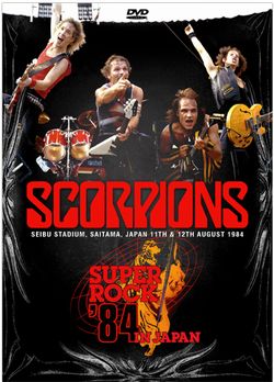 SCORPIONS / SUPER ROCK 84 IN JAPAN (1DVDR)