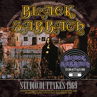 BLACK SABBATH / STUDIO OUTTAKES 1969 STEREO SOUNDBOARD (2CD)