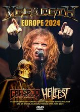 Load image into Gallery viewer, MEGADETH / EUROPE 2024 GRASPOP &amp; HELLFEST PRO SHOT (2DVDR)
