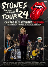 Load image into Gallery viewer, THE ROLLING STONES / CHICAGO 2024 1ST NIGHT THE VIDEO (1DVDR)
