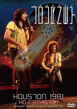 JOURNEY / HOUSTON 1981 HD REMASTER PRO SHOT (1DVDR)