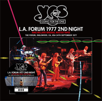 YES / L.A. FORUM 1977 2ND NIGHT MIKE MILLARD ORIGINAL MASTER TAPES (2CD)