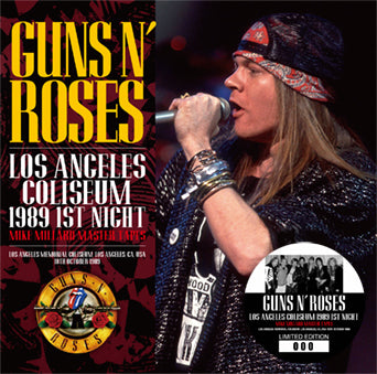 GUNS N' ROSES / LOS ANGELES COLISEUM 1989 1ST NIGHT MIKE MILLARD MASTER TAPES (1CD)