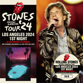 THE ROLLING STONES / LOS ANGELES 2024 1ST NIGHT IN EAR MONITOR RECORDING (2CD)