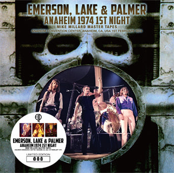 EMERSON, LAKE & PALMER / ANAHEIM 1974 1ST NIGHT MIKE MILLARD MASTER TAPES (2CD)