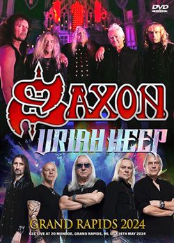 SAXON / URIAH HEEP / GRAND RAPIDS 2024 (2DVDR)